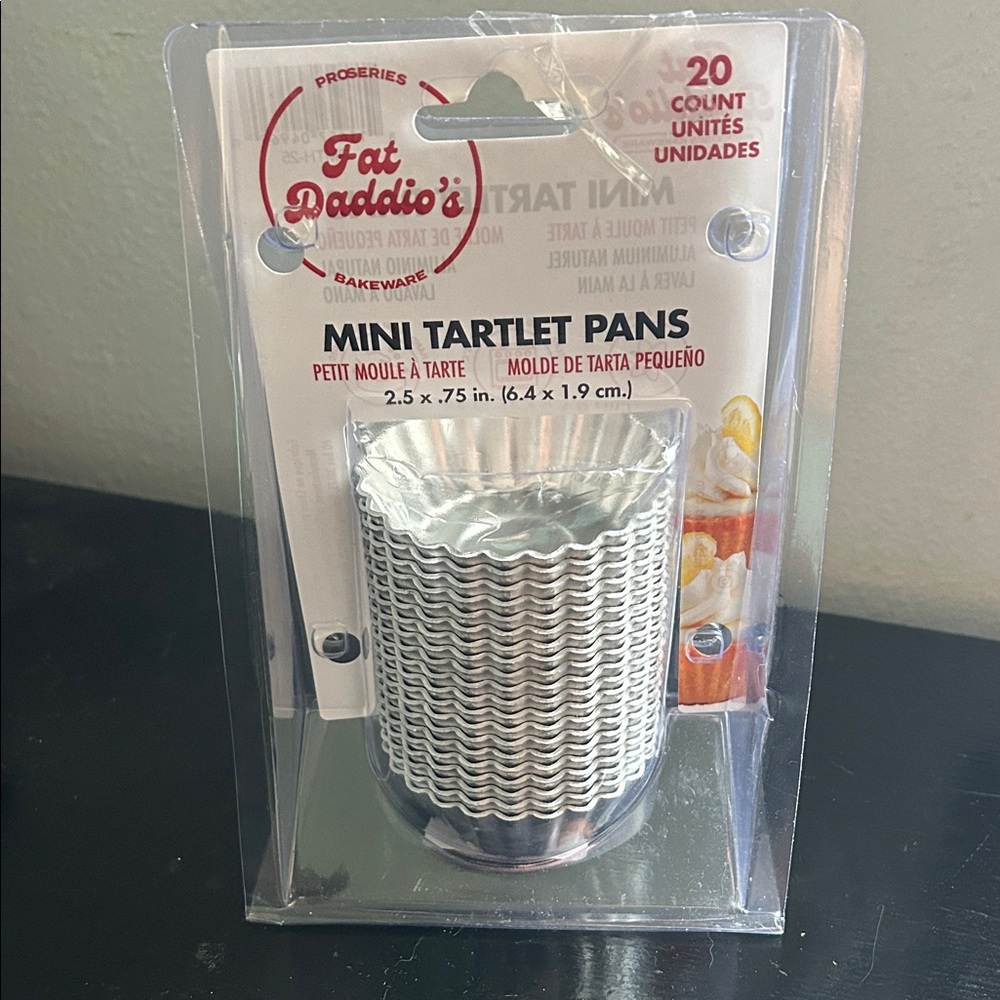 Fat Daddio's Silver Mini Tartlet Pans